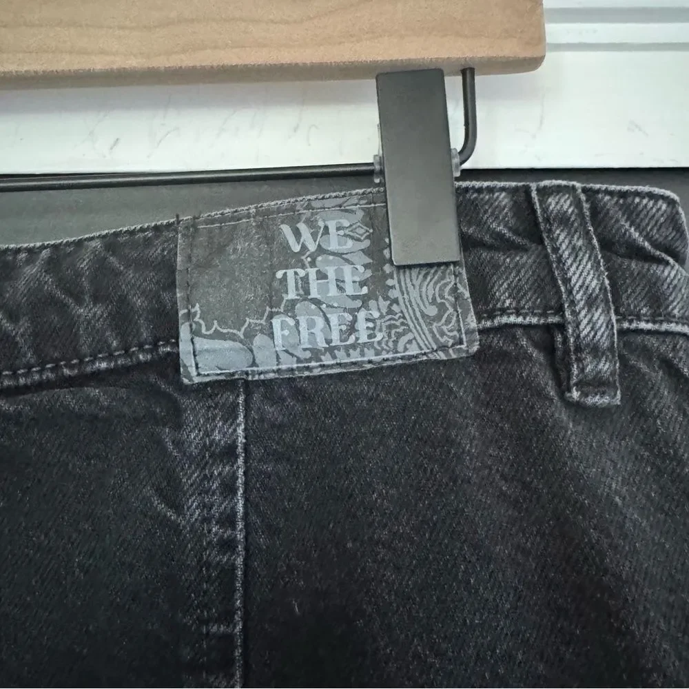 Free People We the Free Wallflower Wide Leg Jeans Midrise sz 31